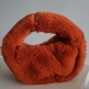 Super Soft Faux fur top handle bag